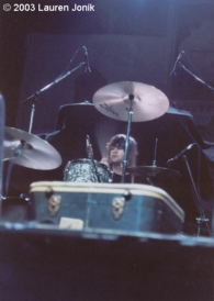 photo of Damone's drummer Dustin Hengst. Copyright Lauren Jonik